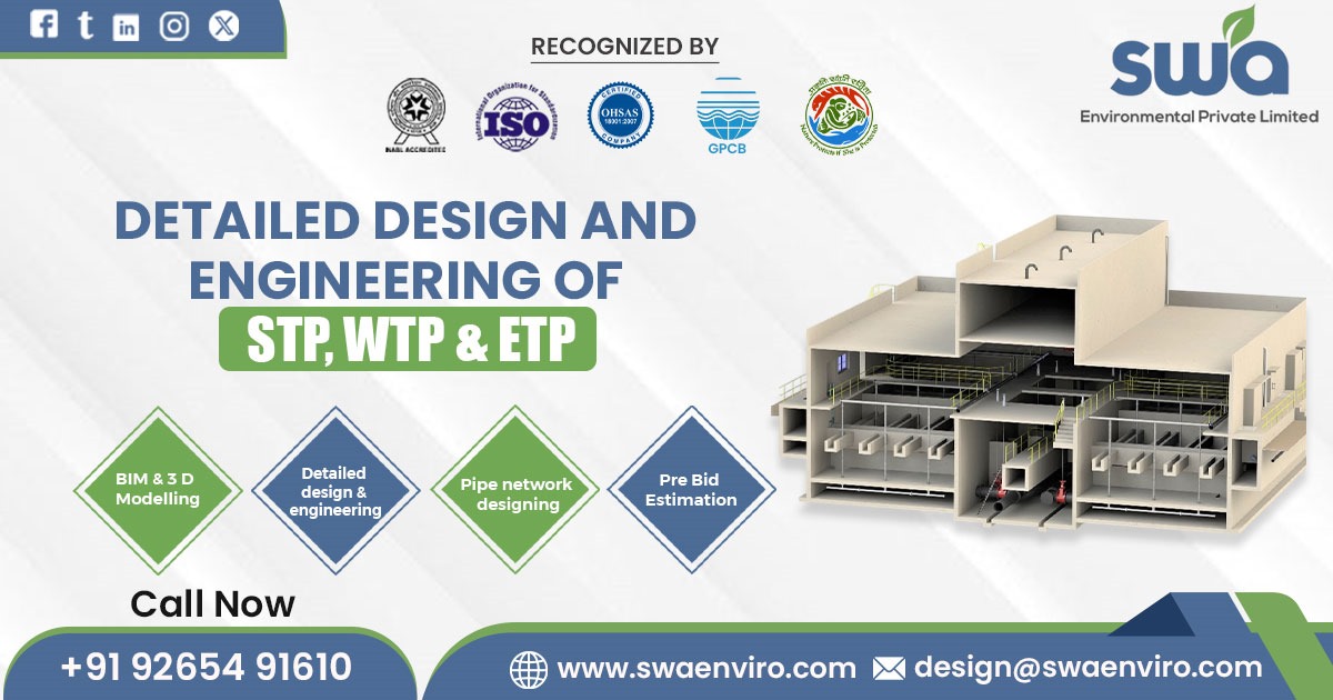 Comprehensive Design and Engineering Solutions for STP, WTP and ETP