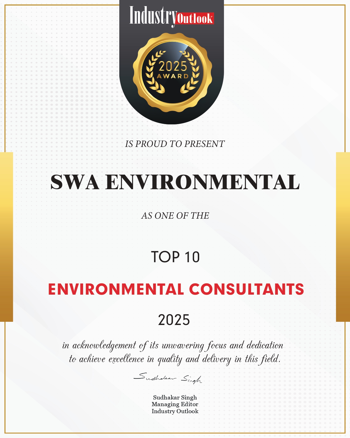 SWA Environmental Private Limited – Executing Innovative Environmental Engineering Projects