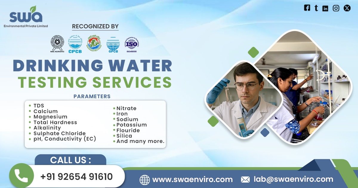 Drinking Water Quality Testing and Analysis Services