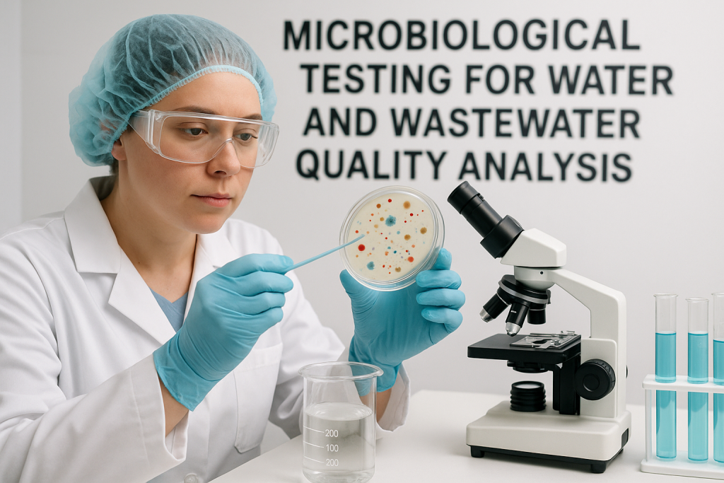 Microbiological Testing for Water and Wastewater Quality – Ensure Compliance with IS Standards and Regulatory Norms
